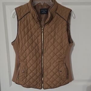 Love Tree Women's Brown Quilted Vest